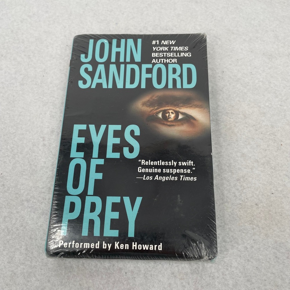 John Sandford Eyes of Prey Audiobook 2 Cassette Tapes New Sealed Ken Howard 1991
